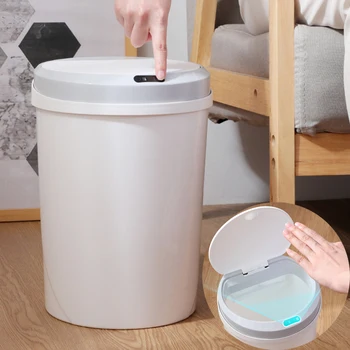 Smart Trash Can Automatic Sensor Waste Bin Intelligent Induction Trash Can Home Electric Sensor Garbage Bin Kitchen Bath Dustbin
Smart Trash Can Automatic Sensor Waste Bin Intelligent Induction Trash Can Home Electric Sensor Garbage Bin Kitchen Bath Dustbin