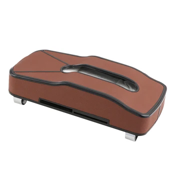 Space Saving Organizer Storage PU Leather Car Tissue Box Universal Auto Accessories With Card Slot Napkin Case Sun Visor Hanging
Space Saving Organizer Storage PU Leather Car Tissue Box Universal Auto Accessories With Card Slot Napkin Case Sun Visor Hanging