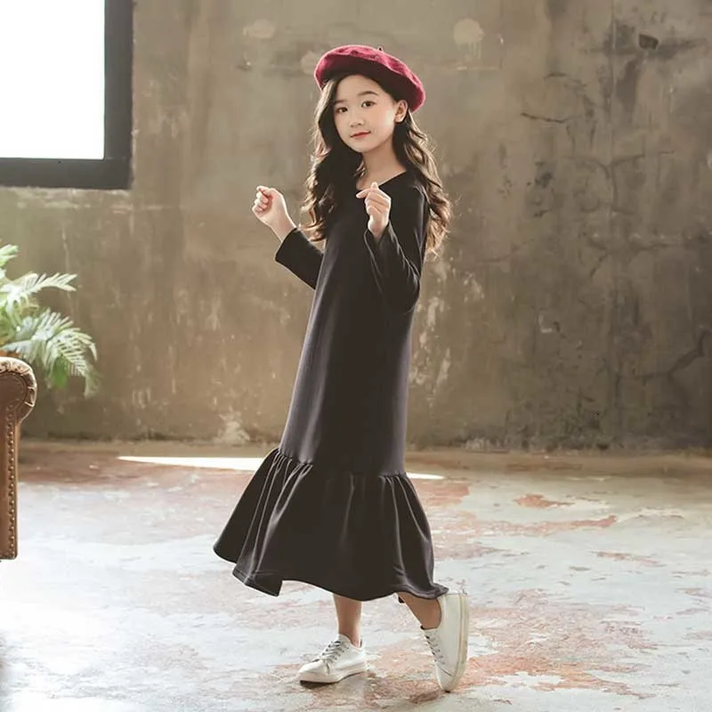Velvet Big Girls Winter Dress Warm Autumn Dress For Girl Maxi Long Black Kids Long Sleeve Dress Baby Christmas Children Clothing
Velvet Big Girls Winter Dress Warm Autumn Dress For Girl Maxi Long Black Kids Long Sleeve Dress Baby Christmas Children Clothing