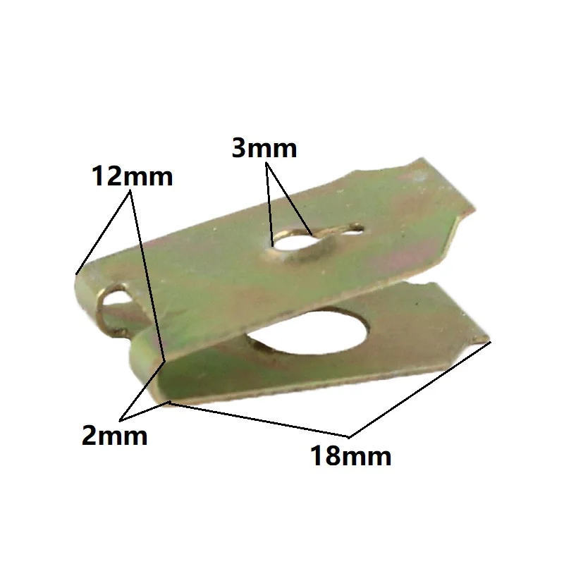 KALILI Spires Screw Fixed Fastener Clip Bronze Tone Spring U-Type Gasket Metal Car Door Panel
KALILI Spires Screw Fixed Fastener Clip Bronze Tone Spring U-Type Gasket Metal Car Door Panel