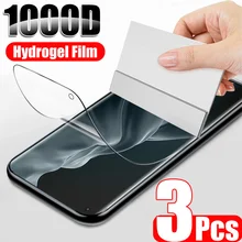 Film Hydrogel complet de protection d'écran, 3 pièces, pour Xiaomi Mi 11 10 9 11X 10T 9T Pro 11 10T 9 Lite 11i 10S 10i=