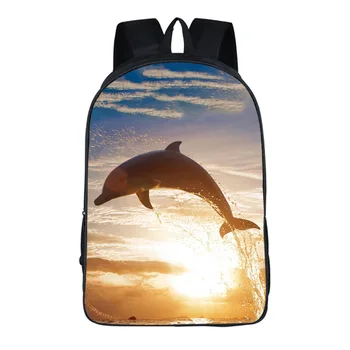 New dolphin printed schoolbags, teenager boys, girls, children, schoolbags, primary schoolbags, creative schoolbags baackpacks
New dolphin printed schoolbags, teenager boys, girls, children, schoolbags, primary schoolbags, creative schoolbags baackpacks