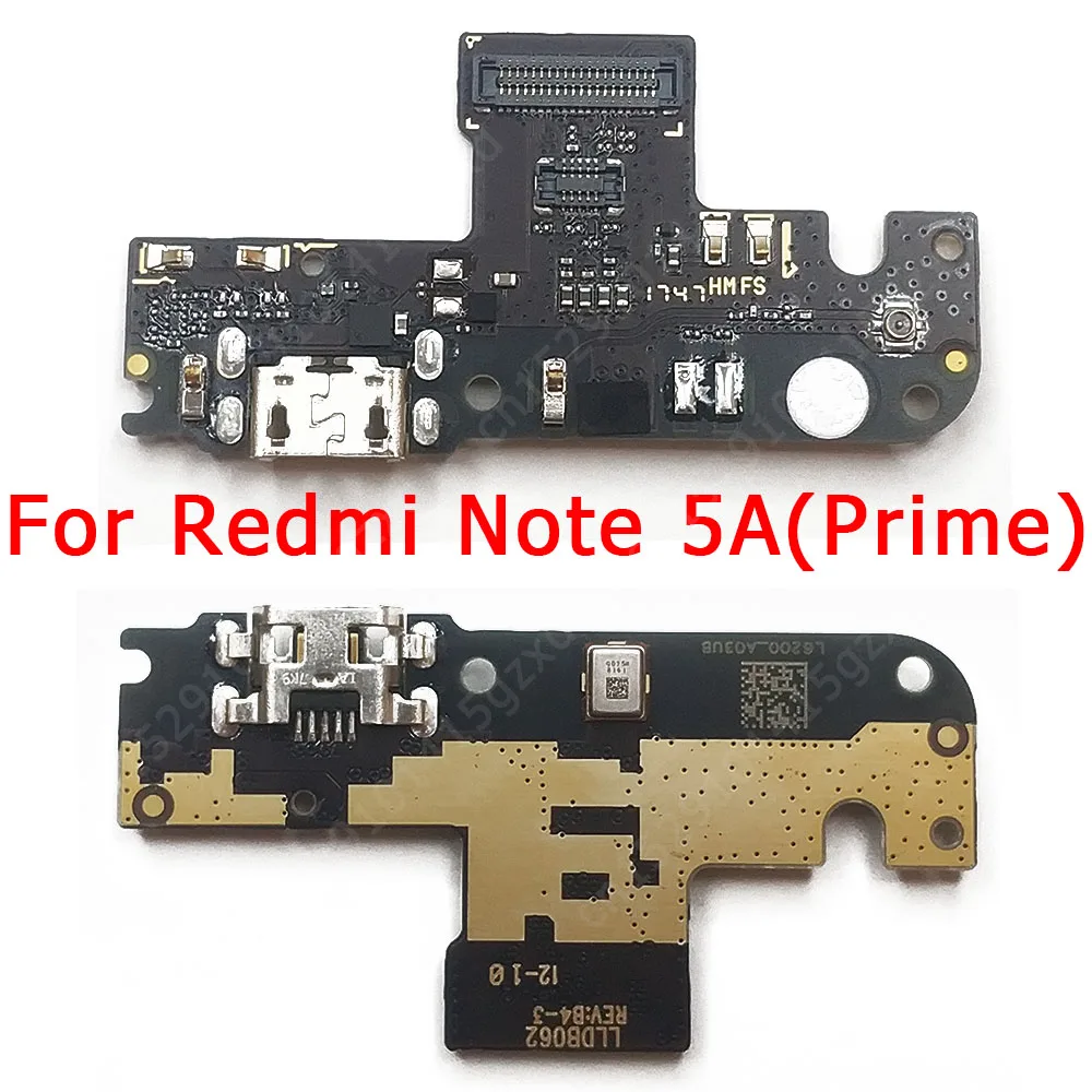 Оригинальная зарядная плата для Xiaomi Redmi Note 5A Prime зарядный порт USB печатная док