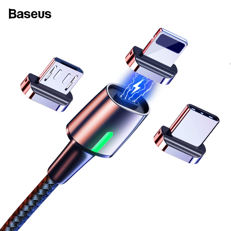 Baseus Magnetic Micro USB Cable For iPhone Samsung Type-C Charging Cable Magnet Charger Adapter USB Type C Mobile Phone Cables
Baseus Magnetic Micro USB Cable For iPhone Samsung Type-C Charging Cable Magnet Charger Adapter USB Type C Mobile Phone Cables