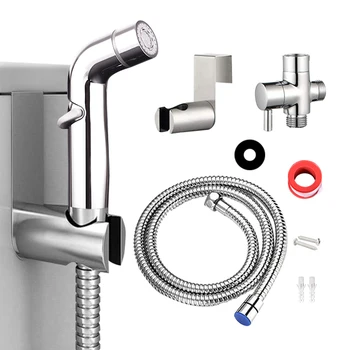 US Handheld Bidet Sprayer Toilet Kit Baby Cloth Diaper Sprayer Bum Gun Butt Cleaner Bidet Shower Tool Faucet Extender
US Handheld Bidet Sprayer Toilet Kit Baby Cloth Diaper Sprayer Bum Gun Butt Cleaner Bidet Shower Tool Faucet Extender