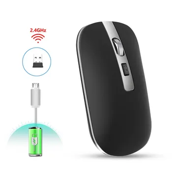 Rechargeable 2.4G Wireless Gaming Mouse Metal Noiseless Silent Click Optical Mouse Compatible with Notebook Raton para juegos#G1
Rechargeable 2.4G Wireless Gaming Mouse Metal Noiseless Silent Click Optical Mouse Compatible with Notebook Raton para juegos#G1