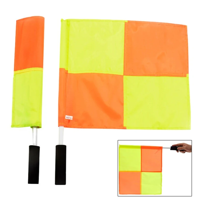 Balight Soccer Referee Flag The Competition Fair Play Use Sports Match Football Linesman Flags Referee Equipment
Balight Soccer Referee Flag The Competition Fair Play Use Sports Match Football Linesman Flags Referee Equipment