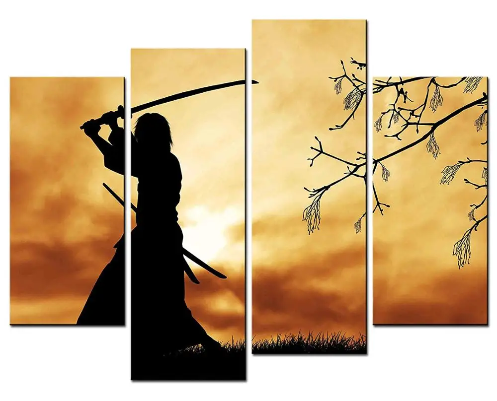 Figure Paintings Wall Art Bushido Spirit Illustration Japanese Warriors Samurai 4 Panel Picture Print on Canvas Drop shipping
Figure Paintings Wall Art Bushido Spirit Illustration Japanese Warriors Samurai 4 Panel Picture Print on Canvas Drop shipping