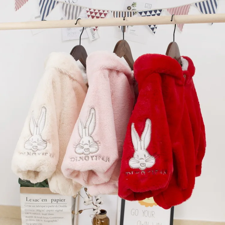 Photo Shoot 2019 Fashion Winter Children Baby Cartoon Plush Rabbit Tops Korean-style Girls Plush Coat Wool Sweater
Photo Shoot 2019 Fashion Winter Children Baby Cartoon Plush Rabbit Tops Korean-style Girls Plush Coat Wool Sweater