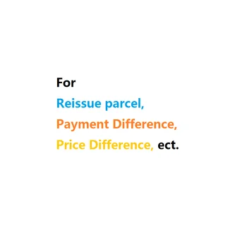 USD15 For Reissue parcel,Payment Difference,Price Difference,ect. Only Used for Designated Customers.Contact us before payment
USD15 For Reissue parcel,Payment Difference,Price Difference,ect. Only Used for Designated Customers.Contact us before payment