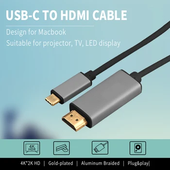 DataRoad USB C Vedio Cable Type C to Hdmi 4k 30hz USB3.1 to HDMI Adapter Gold For PC Computer TV Display Phone Splitter Switcher
DataRoad USB C Vedio Cable Type C to Hdmi 4k 30hz USB3.1 to HDMI Adapter Gold For PC Computer TV Display Phone Splitter Switcher
