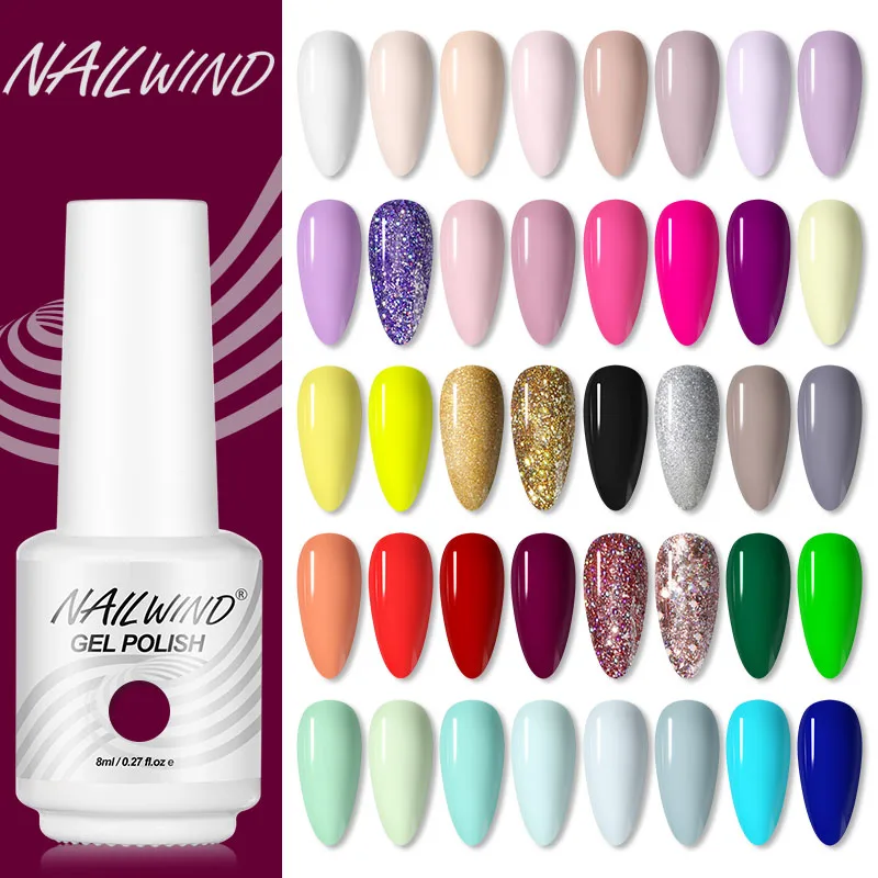 Гель NAILWIND лак для ногтей все маникюра Полупостоянный Vernis верхнее покрытие нужно