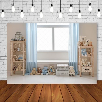 Window bear photography backdrops text photo backdrop photographic background photocall party decorations 1162 
Window bear photography backdrops text photo backdrop photographic background photocall party decorations 1162