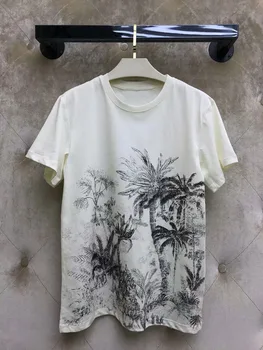 2020 Spring and Summer Women's New Fashionable Casual Simple Wild Ink Print Short-sleeved T-shirt
2020 Spring and Summer Women's New Fashionable Casual Simple Wild Ink Print Short-sleeved T-shirt