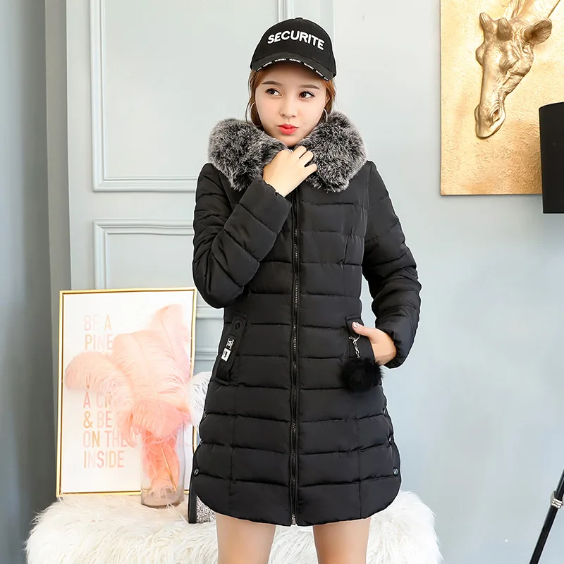 2018 New Style Korean-style Students Large Fur Collar down Jacket Cotton-padded Clothes Women's Winter Slim Fit Mid-length Fashi
2018 New Style Korean-style Students Large Fur Collar down Jacket Cotton-padded Clothes Women's Winter Slim Fit Mid-length Fashi