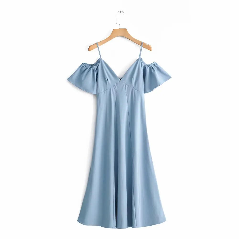 2019 Summer Europe And America WOMEN'S Dress New Style off-Shoulder Strapped Dress A8she8148
2019 Summer Europe And America WOMEN'S Dress New Style off-Shoulder Strapped Dress A8she8148