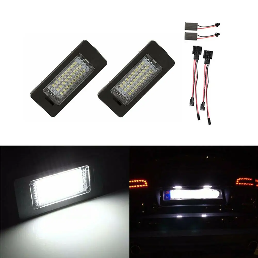 2 PCS Car License Plate Lights 24 SMD LED Kit Fit for Audi A4 B8 S4 A5 S5 Q5 S TT High quality ABS Housing License Plate Lights
2 PCS Car License Plate Lights 24 SMD LED Kit Fit for Audi A4 B8 S4 A5 S5 Q5 S TT High quality ABS Housing License Plate Lights