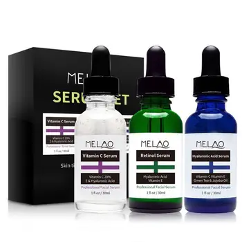 3Pcs/set 30ml Serum Set Hyaluronic Acid VC + Hyaluronic acid + Retinol (vitamin A)
3Pcs/set 30ml Serum Set Hyaluronic Acid VC + Hyaluronic acid + Retinol (vitamin A)