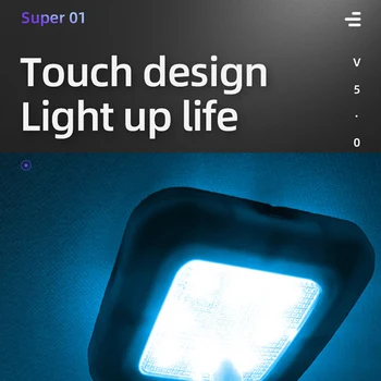 ABS + Electronic Components Car Reading Light LED Trunk Lighting Ceiling Lamp Roof Lamp Ice Blue & White
ABS + Electronic Components Car Reading Light LED Trunk Lighting Ceiling Lamp Roof Lamp Ice Blue & White