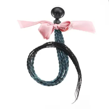 24 Inch Motorcycle Helmet Braids Wig Dual Pigtail Ponytail With Sucker Bow High Quality Silk And Brand New Helmet Decoration
24 Inch Motorcycle Helmet Braids Wig Dual Pigtail Ponytail With Sucker Bow High Quality Silk And Brand New Helmet Decoration