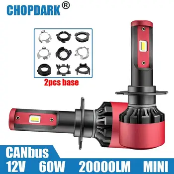 LED H7 Car LED Headlight Bulbs CANBUS-ready Error-free CSP 3570 Chips 20000LM Free lamp Base Holder Adapter Socket
LED H7 Car LED Headlight Bulbs CANBUS-ready Error-free CSP 3570 Chips 20000LM Free lamp Base Holder Adapter Socket