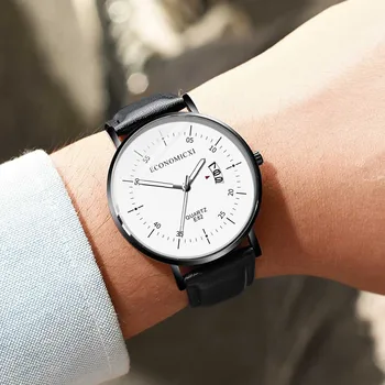 Fashion Men Watches Men's Date Leather Sport Quartz Business Wrist Watch reloj hombre Bracelet Wrist Watch Erkek Kol Saati 
Fashion Men Watches Men's Date Leather Sport Quartz Business Wrist Watch reloj hombre Bracelet Wrist Watch Erkek Kol Saati