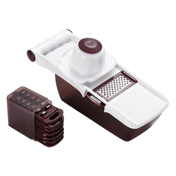 SSGP Adjustable Chopper Slicer Kitchen Vegetable Dicer Tools,Multi-Function,for Potato Carrot Cheese,Brown,11I.7In
SSGP Adjustable Chopper Slicer Kitchen Vegetable Dicer Tools,Multi-Function,for Potato Carrot Cheese,Brown,11I.7In