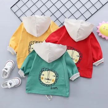 New Spring Autumn Toddler Jackets Boys Girls Cartoon Lion Hooded Coat Casual Baby Windbreaker Outerwear Infant Cape Tops Clothes 
New Spring Autumn Toddler Jackets Boys Girls Cartoon Lion Hooded Coat Casual Baby Windbreaker Outerwear Infant Cape Tops Clothes