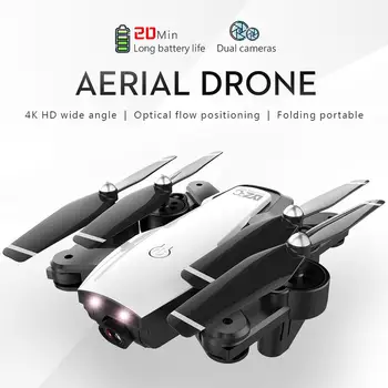 Foldable Drone Dual Camera RC Aircaft Gesture Photography Video Recording Quadcopter Flight 20 Minutes Drone WIFI Connect Camera
Foldable Drone Dual Camera RC Aircaft Gesture Photography Video Recording Quadcopter Flight 20 Minutes Drone WIFI Connect Camera