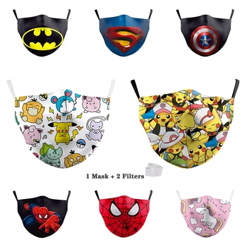 Cartoon Digital Printing Reusable Face Masks Adjustable Child Mask PM2.5 Filter Dust Proof Mouth Cover Washable Fabric Mask
Cartoon Digital Printing Reusable Face Masks Adjustable Child Mask PM2.5 Filter Dust Proof Mouth Cover Washable Fabric Mask