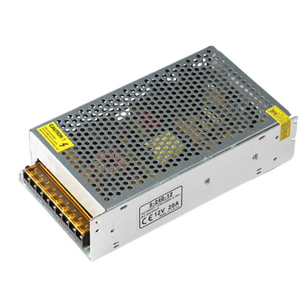 12V20A Set For Surveillance Camera Led Counter Light Aluminum Case Display Cabinet Regulated Switching Power Supply
12V20A Set For Surveillance Camera Led Counter Light Aluminum Case Display Cabinet Regulated Switching Power Supply