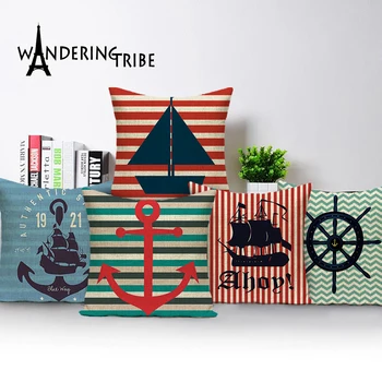 Nautical Pillow Cover Decorative Cushion Covers Navy Anchor Decor Sea Ocean Blue Pillowcase Couch Pillows Kissen Home Sofa Bed
Nautical Pillow Cover Decorative Cushion Covers Navy Anchor Decor Sea Ocean Blue Pillowcase Couch Pillows Kissen Home Sofa Bed