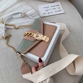Square Small Summer Contrast Color PU Leather Crossbody Bags for Women 2020 Panelled Chain Shoulder Messenger Lady Handbags
Square Small Summer Contrast Color PU Leather Crossbody Bags for Women 2020 Panelled Chain Shoulder Messenger Lady Handbags