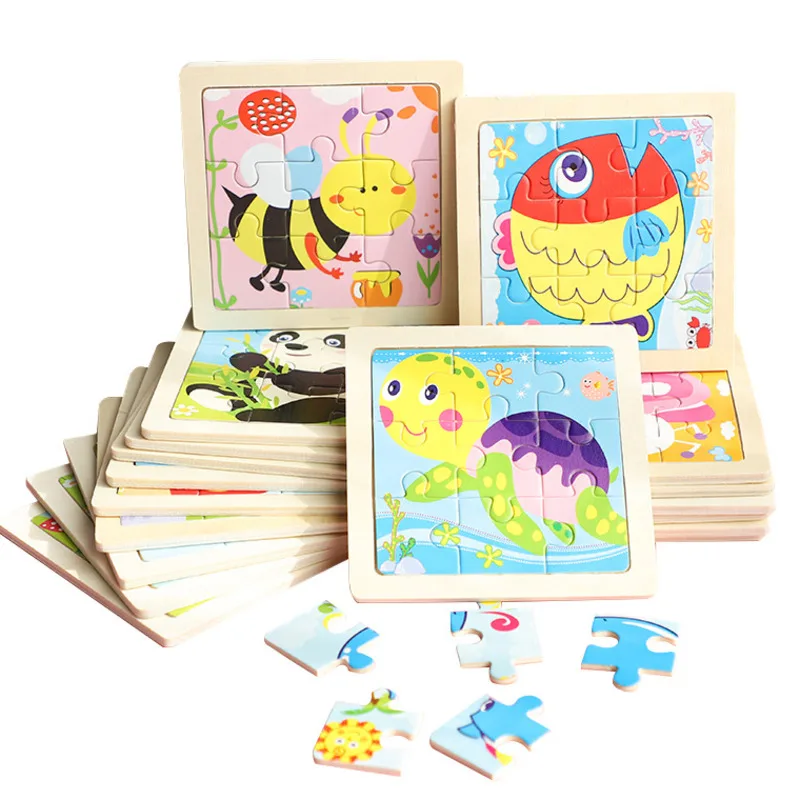 Intelligence Kids Toy Wooden 3D Puzzle Jigsaw Tangram for Children Baby Cartoon Animal/Traffic Puzzles Educational Learning Toys
Intelligence Kids Toy Wooden 3D Puzzle Jigsaw Tangram for Children Baby Cartoon Animal/Traffic Puzzles Educational Learning Toys