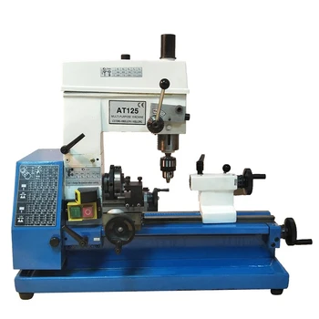 AT125 micro lathe multi-function car drilling and milling, one machine, home clock, bead machine, teaching, machine tool
AT125 micro lathe multi-function car drilling and milling, one machine, home clock, bead machine, teaching, machine tool
