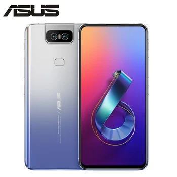 

New Asus Zenfone 6 ZS630KL Mobile Phone 6.4" 8GB RAM 256GB ROM Snapdragon855 Octacore 5000mAh NFC Android 9.0 Dual SIM CellPhone