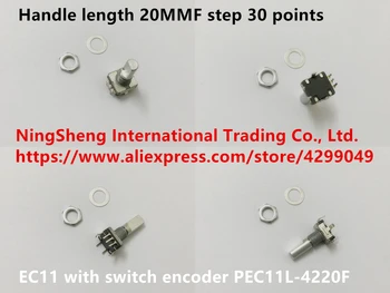 Original new 100% US import EC11 with switch encoder PEC11L-4220F handle length 20MMF step 30 points
Original new 100% US import EC11 with switch encoder PEC11L-4220F handle length 20MMF step 30 points