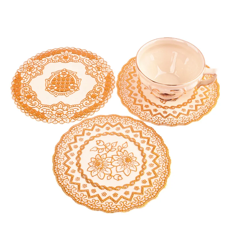PVC Hot Stamping Coaster 12cm Small Round Coaster Ceramic Plate Mat Kitchen Table Mat Coasters
PVC Hot Stamping Coaster 12cm Small Round Coaster Ceramic Plate Mat Kitchen Table Mat Coasters