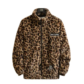 New Men Winter warm wool Fashion jacket Men's Clothing Thick Leopard Faux Fur Jacket night club dance Men's top Coats
New Men Winter warm wool Fashion jacket Men's Clothing Thick Leopard Faux Fur Jacket night club dance Men's top Coats