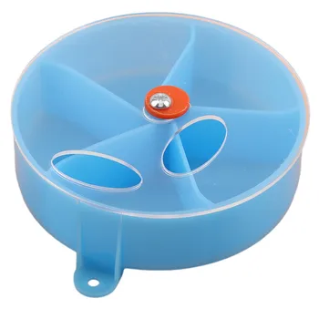 Funny Foraging Bird Toy Rotating Bird Food Bowl 5 Compartment Pet Bird Feeder Transparent Hanging Parrot Food Storage Container 
Funny Foraging Bird Toy Rotating Bird Food Bowl 5 Compartment Pet Bird Feeder Transparent Hanging Parrot Food Storage Container