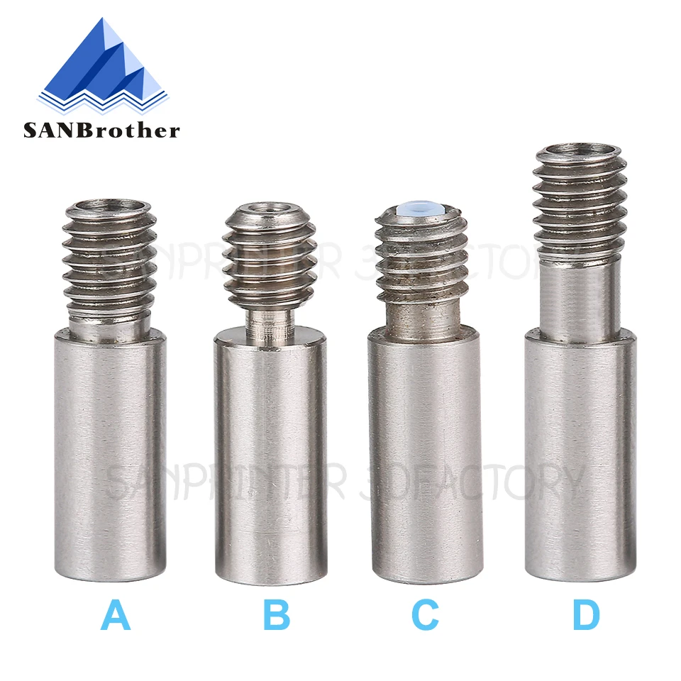 Throat High Temperature Hotend Extruder for Reprap 1.75mm 3.0mm Filament DIY Stainless Steel 3D Printer Parts
Throat High Temperature Hotend Extruder for Reprap 1.75mm 3.0mm Filament DIY Stainless Steel 3D Printer Parts