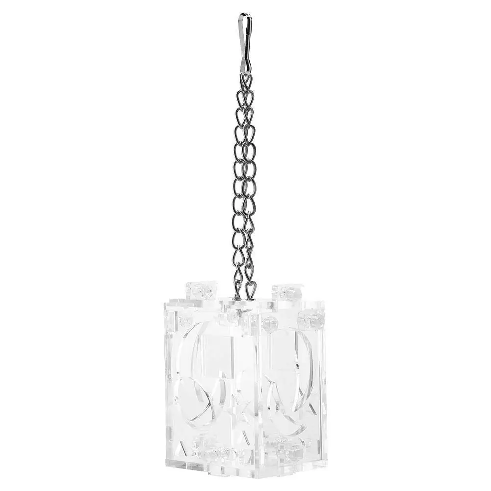 Bird Acrylic Feeder Parrot Seed Food Foraging Intelligence Toy Hanging Feeding Box for Parrot Budgie Parakeet Cockatiel Conure
Bird Acrylic Feeder Parrot Seed Food Foraging Intelligence Toy Hanging Feeding Box for Parrot Budgie Parakeet Cockatiel Conure