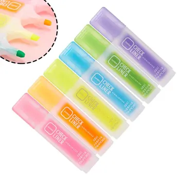 6pcs/set Drawing Office School With Clip Stationery Supply Candy Color DIY Water Based Pigment Chisel Tip Highlighter Pen Marker
6pcs/set Drawing Office School With Clip Stationery Supply Candy Color DIY Water Based Pigment Chisel Tip Highlighter Pen Marker