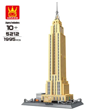 5212 1995pcs EMPIRE STATE Constructor Model Kit Blocks Compatible LEGO Bricks Toys for Boys Girls Children Modeling
5212 1995pcs EMPIRE STATE Constructor Model Kit Blocks Compatible LEGO Bricks Toys for Boys Girls Children Modeling