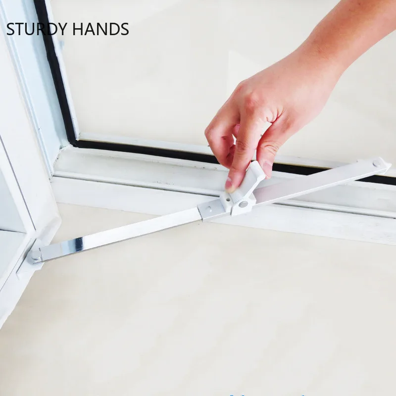 Window Retractable Wind Support Color Steel Brace Limiter Angle Controller Safety Fixed Sliding Door Accessories | Строительство и