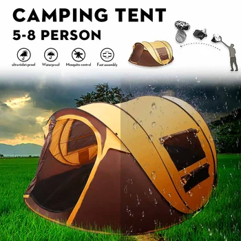 2-8 People Fully Automatic Camping Tent Windproof Waterproof Automatic Pop-up Tent Family Outdoor Instant Setup Tent 4 Season
2-8 People Fully Automatic Camping Tent Windproof Waterproof Automatic Pop-up Tent Family Outdoor Instant Setup Tent 4 Season