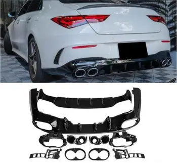 ABS Paint Car Rear Bumper Lip Splitter Diffuser With Exhaust Tips For Mercedes-Benz W118 CLA45 CLA200 CLA35 CLA63 AMG 2019 2020
ABS Paint Car Rear Bumper Lip Splitter Diffuser With Exhaust Tips For Mercedes-Benz W118 CLA45 CLA200 CLA35 CLA63 AMG 2019 2020