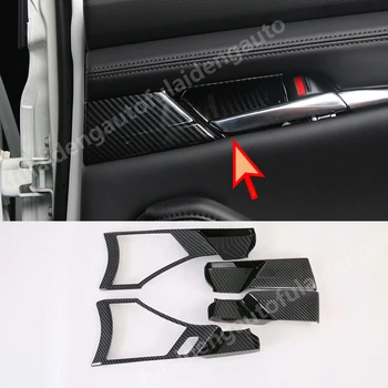 4pcs For Mazda 3 Axela 2019-2020 Carbon fiber ABS Interior Door Handle Bowl Cover Trim Frame Bezel Car Accessories 
4pcs For Mazda 3 Axela 2019-2020 Carbon fiber ABS Interior Door Handle Bowl Cover Trim Frame Bezel Car Accessories