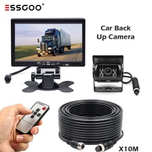 7 "LCD Car Monitor Reversing Camera 4 Pin 12V / 24V + Reversing Kit for Truck Bus Van Parking Backup Display Rearview Camera 7 "LCD Car Monitor Reversing Camera 4 Pin 12V / 24V + Reversing Kit for Truck Bus Van Parking Backup Display Rearview Camera
