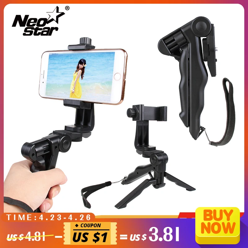 NEO STAR Universal Mini Tripod Rotation Stand Handle Stabilizer For Cell Phone Camera GoPro Selfie Stick Mount With Holder Clip
NEO STAR Universal Mini Tripod Rotation Stand Handle Stabilizer For Cell Phone Camera GoPro Selfie Stick Mount With Holder Clip